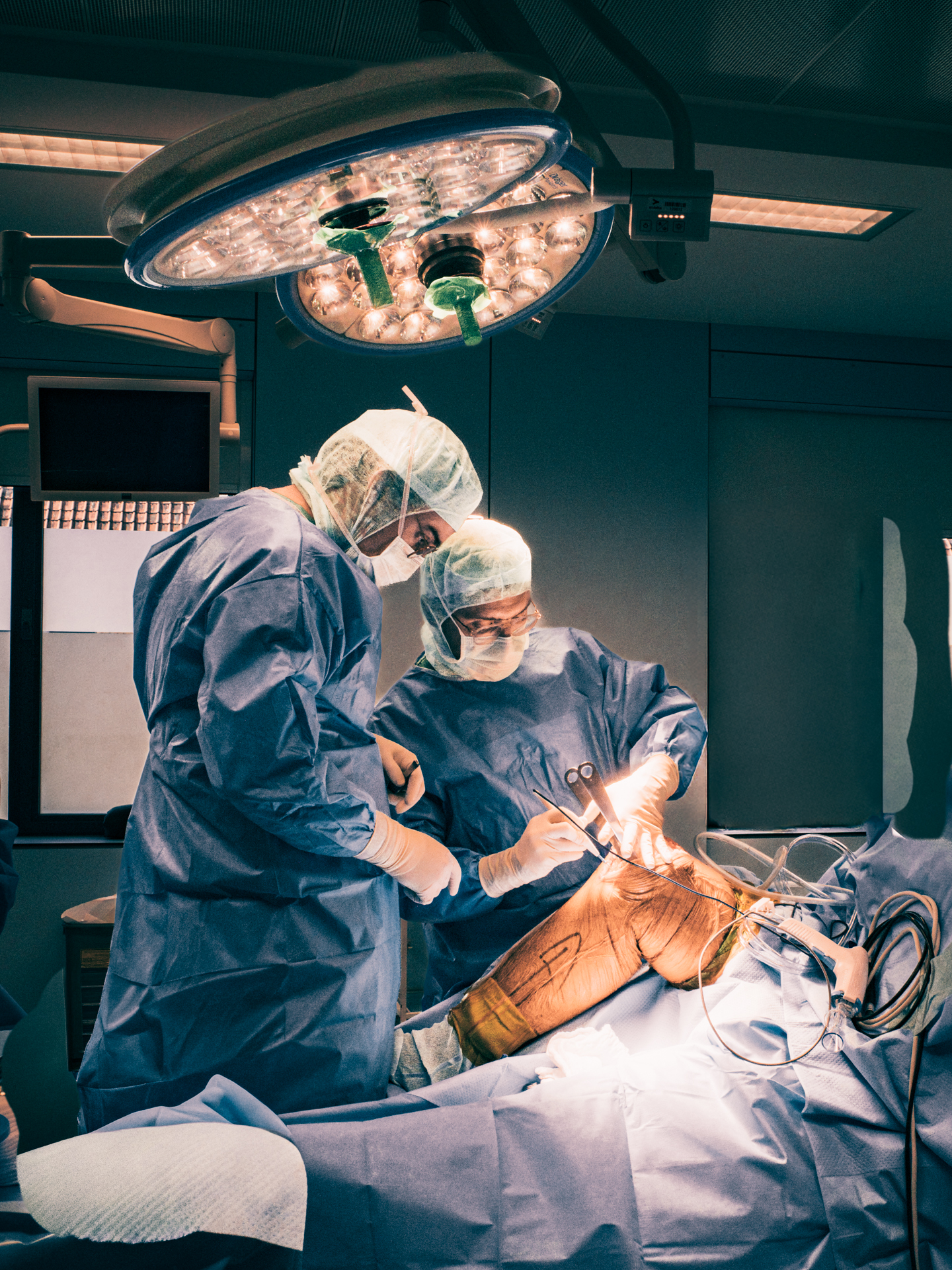 3 months in an orthopedic surgery room